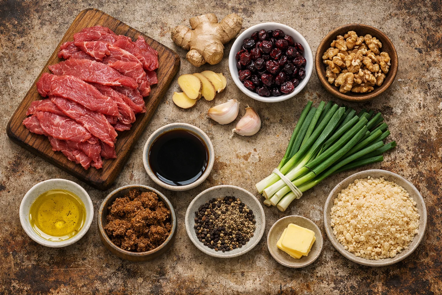 Savory Beef Rolls with Cranberries and Walnuts for a Tasty Twist